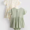 0-18mths | 2pk newborn smock dresses 0-18mths | 2pk newborn smock dresses