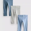 0-18mths | 3pk newborn leggings