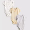 0-18mths | 3pk room to grow newborn short-sleeve onesies 0-18mths | 3pk room to grow newborn short-sleeve onesies