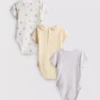 0-18mths | 3pk room to grow newborn short-sleeve onesies 0-18mths | 3pk room to grow newborn short-sleeve onesies