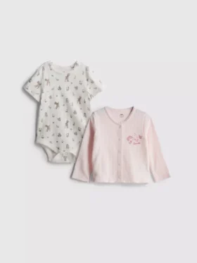 0-18mths | disney’s bambi onesie and cardigan newborn set