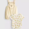 0-18mths | disney’s winnie the pooh bodysuit and overalls newborn set 0-18mths | disney’s winnie the pooh bodysuit and overalls newborn set