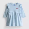 0-18mths | ruffle newborn smock dress 0-18mths | ruffle newborn smock dress