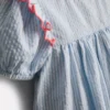 0-18mths | stripe seersucker newborn smock dress 0-18mths | stripe seersucker newborn smock dress