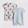 0-24mths | 2pk disney’s mickey mouse rompers 0-24mths | 2pk disney’s mickey mouse rompers