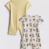 0-24mths | 2pk disney’s winnie the pooh rompers 0-24mths | 2pk disney’s winnie the pooh rompers