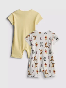 0-24mths | 2pk disney’s winnie the pooh rompers