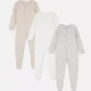 0-24mths | 3pk snap sleepers 0-24mths | 3pk snap sleepers