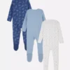 0-24mths | 3pk snap sleepers 0-24mths | 3pk snap sleepers