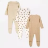 0-24mths | 3pk snap sleepers 0-24mths | 3pk snap sleepers
