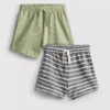0-36mths | 2pk textured shorts 0-36mths | 2pk textured shorts