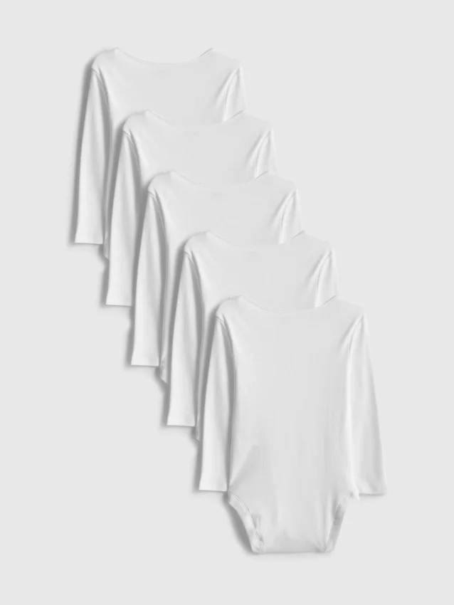 0-36mths | 5pk long sleeve bodysuits 0-36mths | 5pk long sleeve bodysuits
