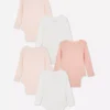 0-36mths | 5pk long sleeve bodysuits 0-36mths | 5pk long sleeve bodysuits