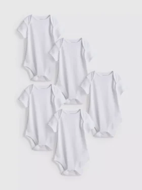 0-36mths | 5pk short-sleeve onesies