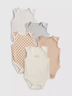 0-36mths | 5pk sleeveless bodysuits