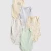 0-36mths | 5pk sleeveless bodysuits 0-36mths | 5pk sleeveless bodysuits