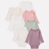 0-36mths | 7pk long sleeve bodysuits 0-36mths | 7pk long sleeve bodysuits