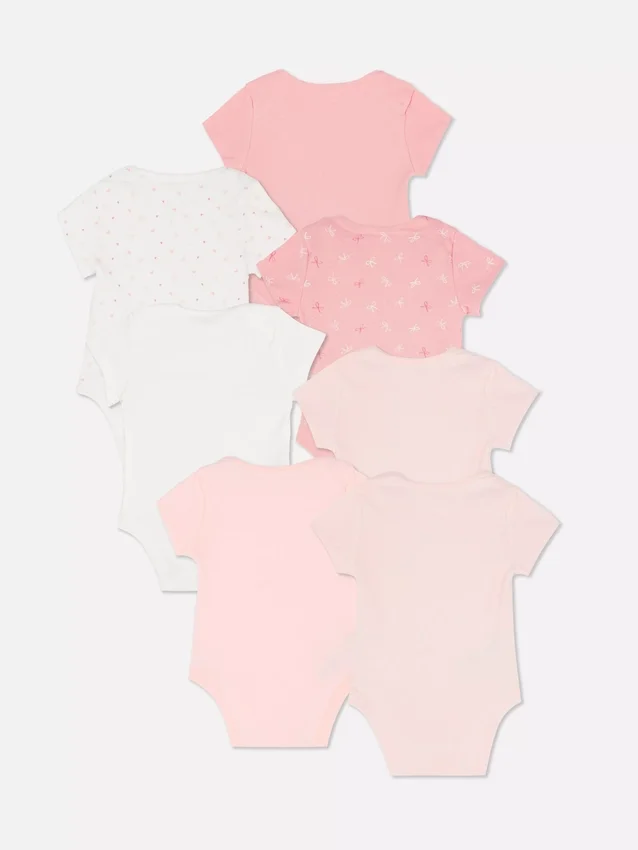 0-36mths | 7pk short sleeve bodysuits 0-36mths | 7pk short sleeve bodysuits