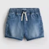 0-36mths | denim jogger shorts 0-36mths | denim jogger shorts