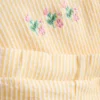 0-36mths | floral embroidered peplum-hem top and shorts set 0-36mths | floral embroidered peplum-hem top and shorts set