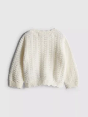 0-36mths | scallop trim cardigan