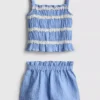 0-36mths | shirred top and shorts set 0-36mths | shirred top and shorts set