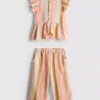 0-36mths | stripe ruffle top and pants set 0-36mths | stripe ruffle top and pants set