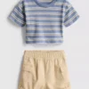 0-36mths | t-shirt and cargo shorts set 0-36mths | t-shirt and cargo shorts set