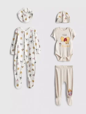 0-9mths | 5-piece disney’s winnie the pooh newborn starter set