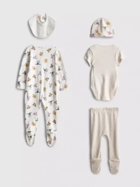 0-9mths | 5-piece disney’s winnie the pooh newborn starter set
