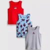 1.5-10yrs | 3pk marvel spider-man tanks 1.5-10yrs | 3pk marvel spider-man tanks