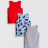 1.5-10yrs | 3pk marvel spider-man tanks 1.5-10yrs | 3pk marvel spider-man tanks