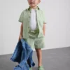 1.5-12yrs | stacey solomon gingham plaid shirt and shorts set 1.5-12yrs | stacey solomon gingham plaid shirt and shorts set