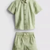 1.5-12yrs | stacey solomon gingham plaid shirt and shorts set 1.5-12yrs | stacey solomon gingham plaid shirt and shorts set
