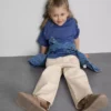 1.5-12yrs | the edit cotton contrast-stitch pants 1.5-12yrs | the edit cotton contrast-stitch pants