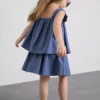 1.5-12yrs | the edit linen mix floral appliqua top and skirt set 1.5-12yrs | the edit linen mix floral appliqua top and skirt set