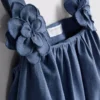 1.5-12yrs | the edit linen mix floral appliqua top and skirt set 1.5-12yrs | the edit linen mix floral appliqua top and skirt set