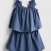 1.5-12yrs | the edit linen mix floral appliqua top and skirt set 1.5-12yrs | the edit linen mix floral appliqua top and skirt set