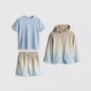1.5-7yrs | 3-piece active t-shirt, shorts, and hoodie set