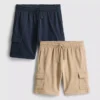 1.5-8yrs | 2pk cargo shorts 1.5-8yrs | 2pk cargo shorts
