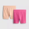 1.5-8yrs | 2pk ribbed cycling shorts 1.5-8yrs | 2pk ribbed cycling shorts