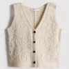 1.5-8yrs | crochet button-front vest 1.5-8yrs | crochet button-front vest
