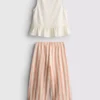 1.5-8yrs | embroidered peplum top and pants set 1.5-8yrs | embroidered peplum top and pants set