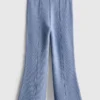 1.5-8yrs | ottoman textured flare leggings