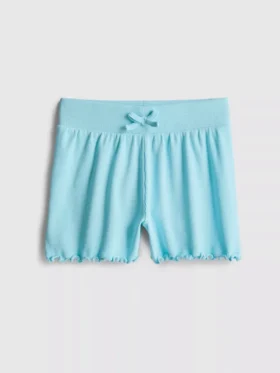 1.5-8yrs | ribbed lettuce trim shorts