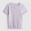 1.5-8yrs | ribbed lettuce trim t-shirt 1.5-8yrs | ribbed lettuce trim t-shirt
