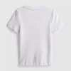 1.5-8yrs | ribbed lettuce trim t-shirt 1.5-8yrs | ribbed lettuce trim t-shirt