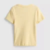 1.5-8yrs | ribbed lettuce trim t-shirt 1.5-8yrs | ribbed lettuce trim t-shirt