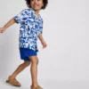 1.5-8yrs | slub cotton shirt and shorts set