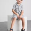 1.5-8yrs | stripe knit shirt and shorts set 1.5-8yrs | stripe knit shirt and shorts set